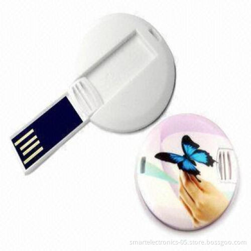 Mini card USB flash drive, 64MB to 128GB flash memory capacity